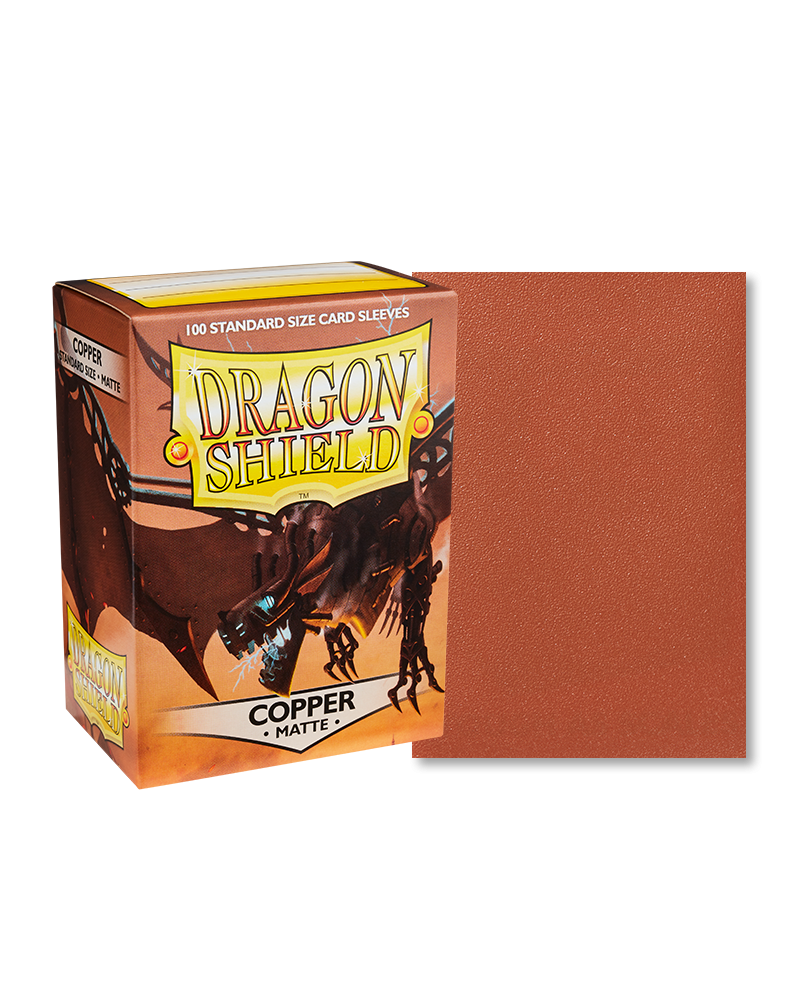 Dragon Shield Copper Matte Sleeves - Standard Size