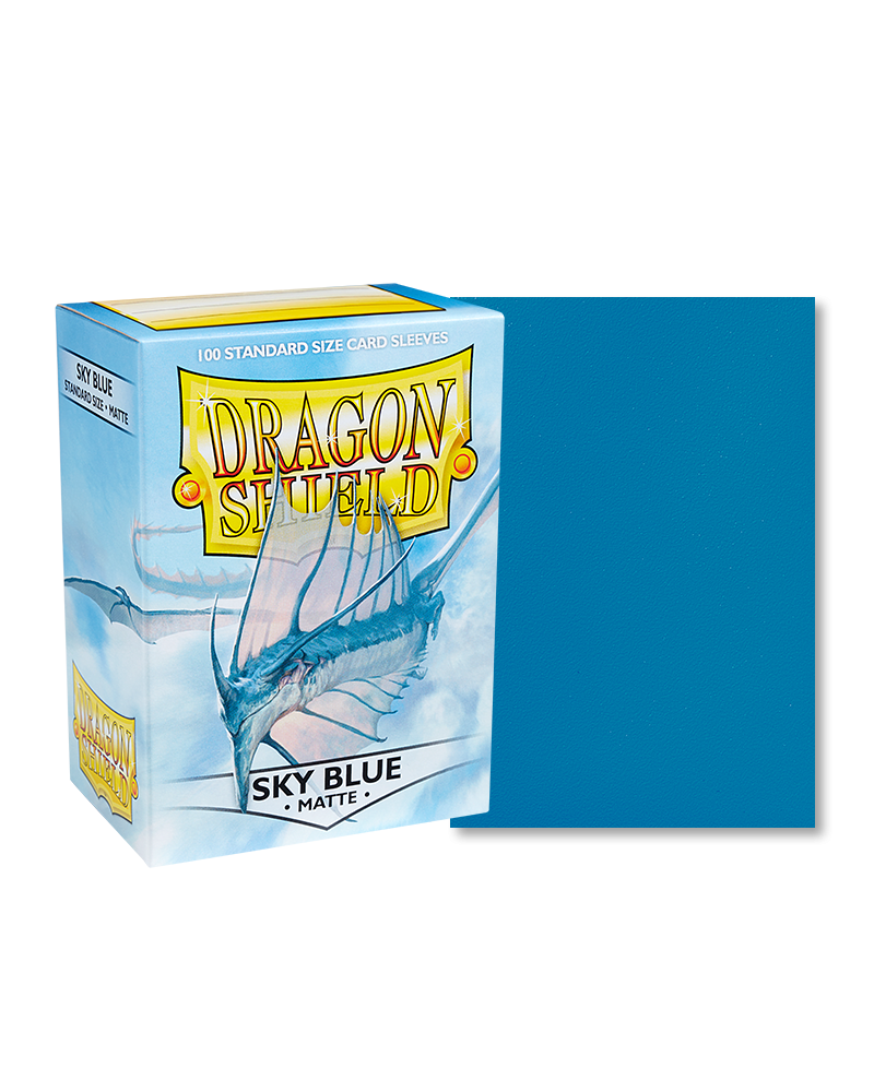 Dragon Shield Sky Blue Matte Sleeves - Standard Size
