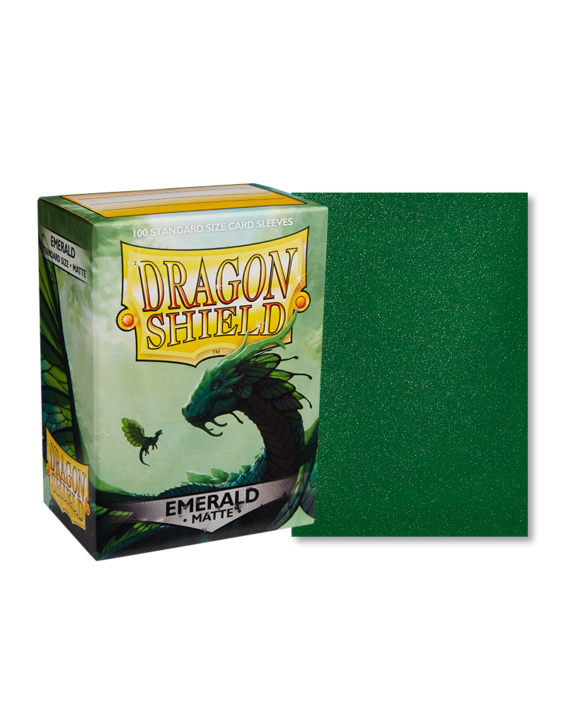 Dragon Shield Emerald Matte Sleeves - Standard Size