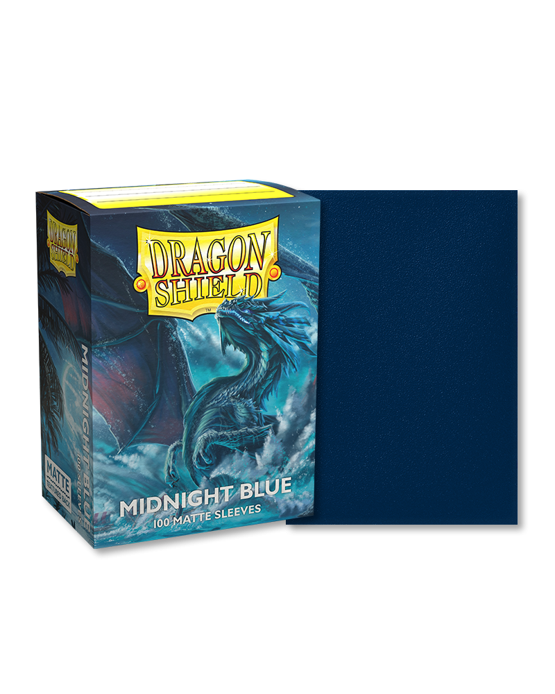 Dragon Shield Midnight Blue Matte Sleeves - Standard Size