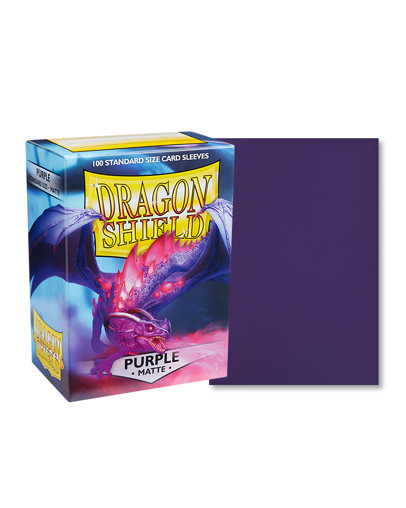 Dragon Shield Purple Matte Sleeves - Standard Size