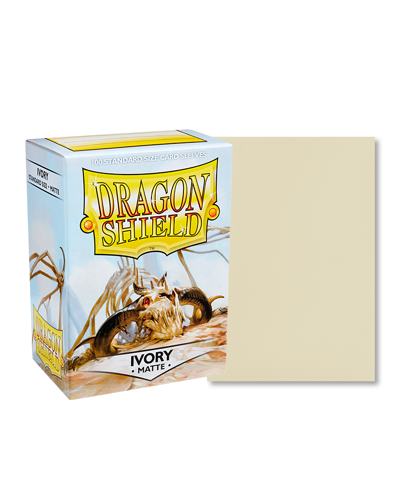 Dragon Shield Ivory Matte Sleeves - Standard Size