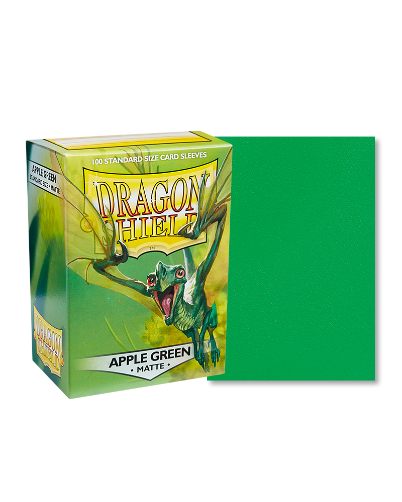 Dragon Shield Apple Green Matte Sleeves - Standard Size
