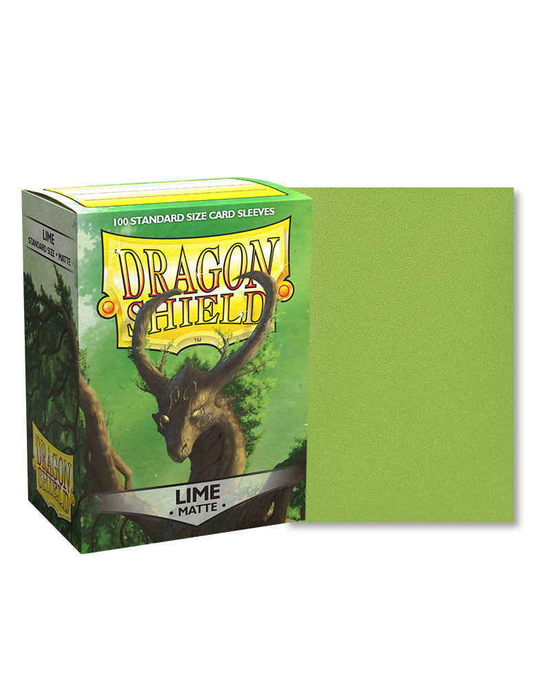 Dragon Shield Lime Matte Sleeves - Standard Size