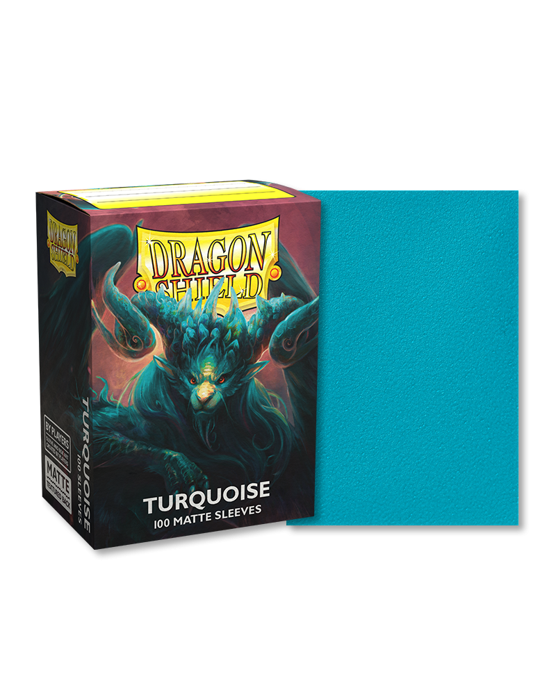 Dragon Shield Turquoise Matte Sleeves - Standard Size