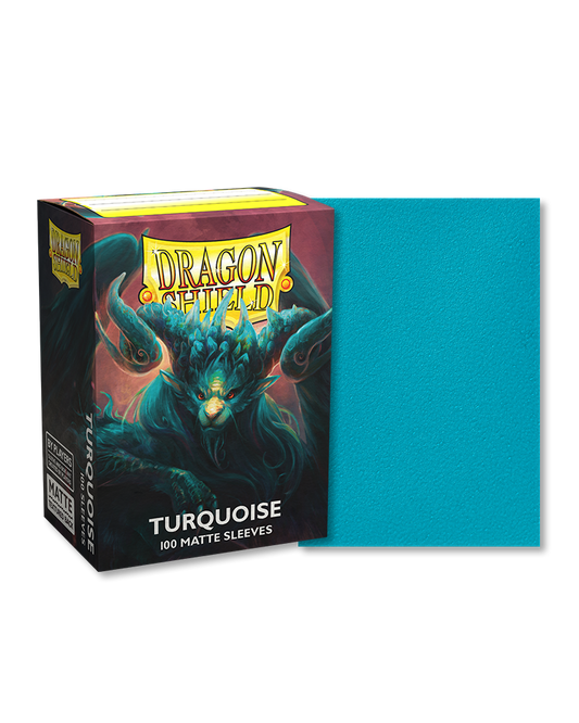 Dragon Shield Turquoise Matte Sleeves - Standard Size