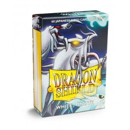 Dragon Shield White Matte Sleeves - Japanese Size