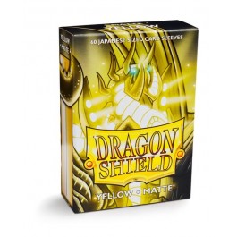 Dragon Shield Yellow Matte Sleeves - Japanese Size