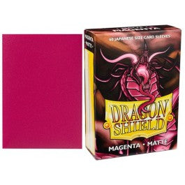 Dragon Shield Magenta Matte Sleeves - Japanese Size