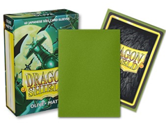 Dragon Shield Olive Matte Sleeves - Japanese Size
