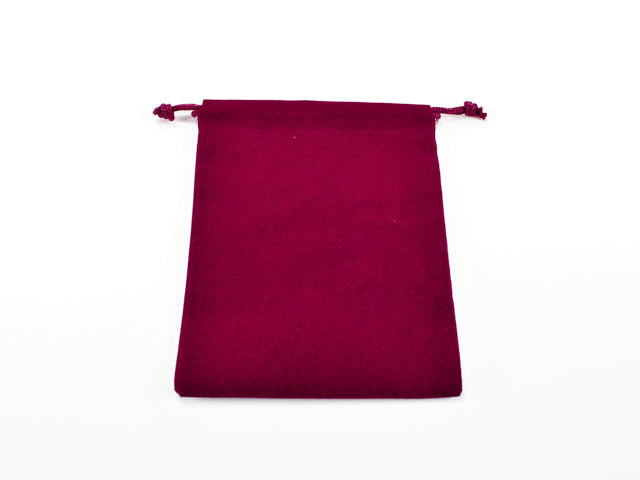 Chessex Dice Bag Suedecloth (S) Burgundy 4" x 5 1/2"