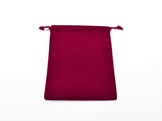 Chessex Dice Bag Suedecloth (S) Burgundy 4" x 5 1/2"