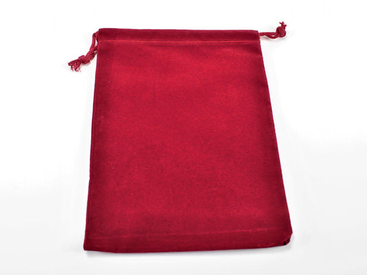 Chessex Dice Bag Suedecloth (L) Red 5" x 7 1/2"