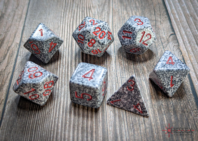 Chessex Speckled Granite Polyhedral 7-Die Set
