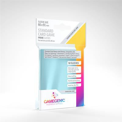 GAMEGENIC PRIME SLEEVES: STANDARD CARD GAME (66 X 91 MM)